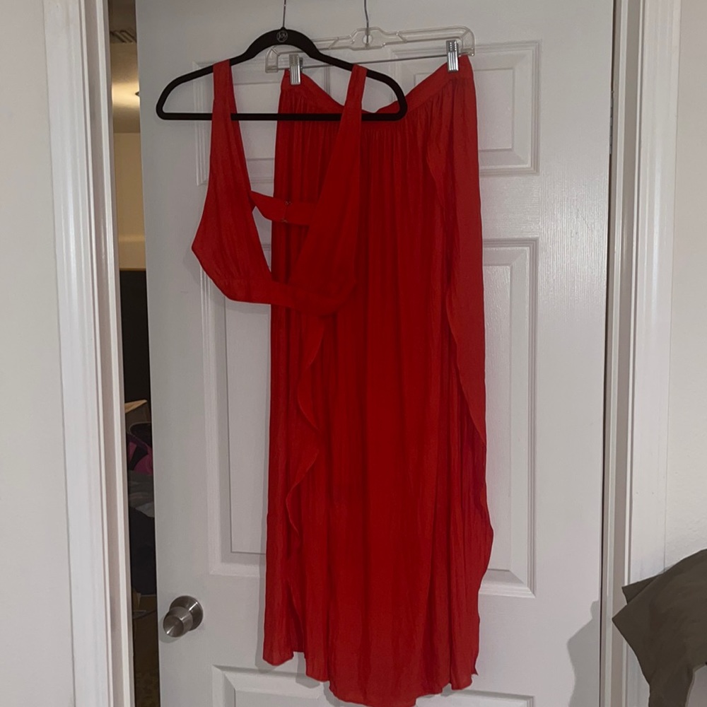 Forever 21 maxi coverup with matching top